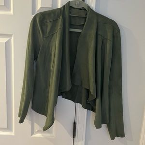 Faux suede jacket